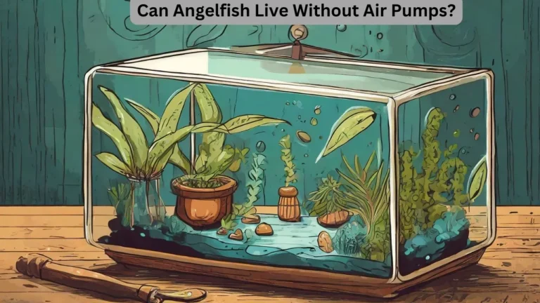 Can angelfish live without air pump